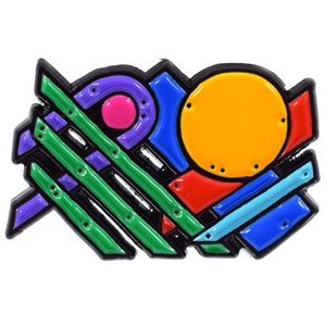 Teddy Kelly Valley Cruise Collab Pin 90s MOD Retro Abstract NEW